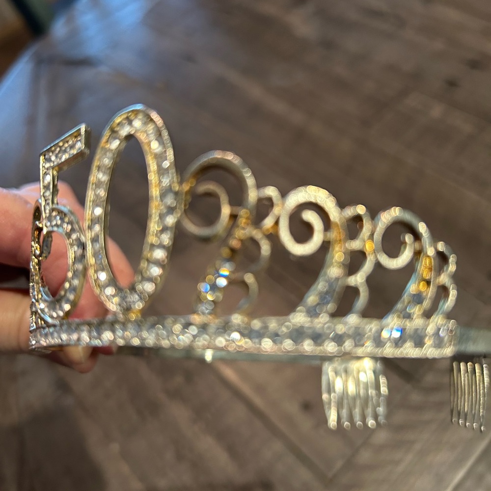 50th Birthday Tiara - Picture 3 of 4